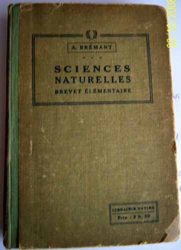 Les Sciences Naturelles Du Brevet Élémentaire - Cours Complémentaire