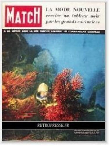 Paris Match N° 125 : Mode - Cdt Cousteau