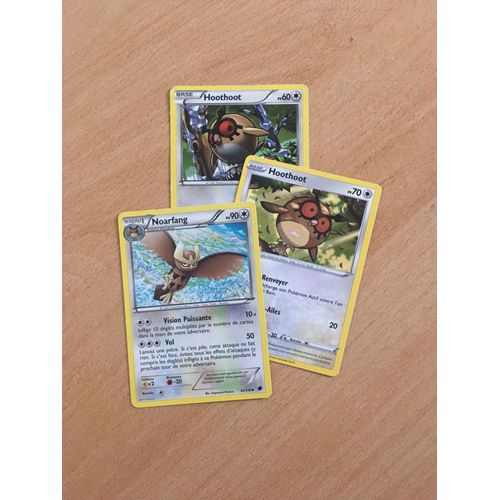 (1878) 2x Hoothoot + Noarfang (Pokemon)