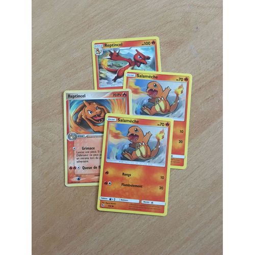 (1868) 2x Reptincel + 2x Salamèche (Pokemon)