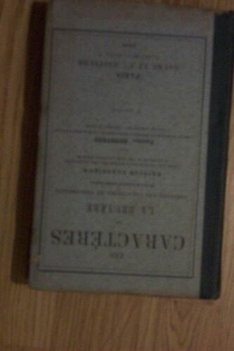 Les Caracteres De La Bruyere