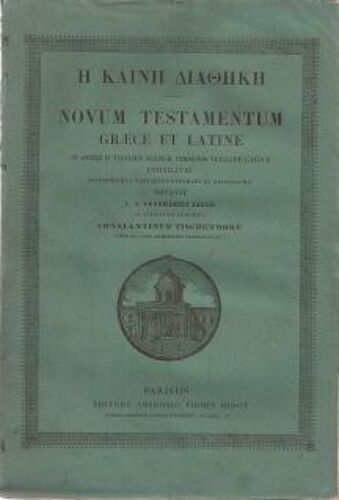 Novum Testamentum Graece Et Latine. In Antiquis Testibus Textum Versionis Vulgatea Latinae, Indagavit Lectionesque Variantes Stephani Et Griesbachii Notavit V.S. Veneraboli Jager In...