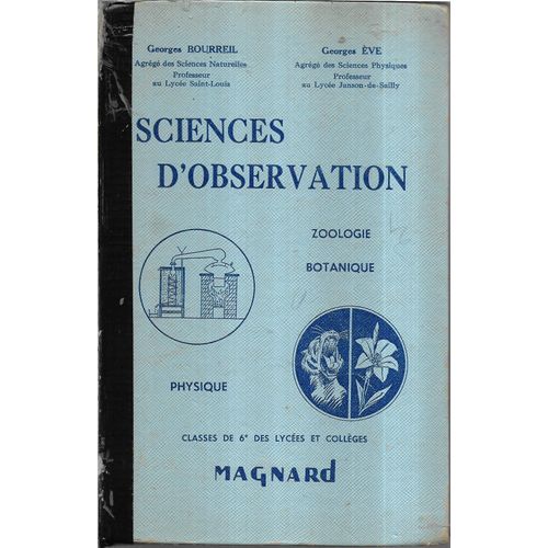 Sciences D'observation