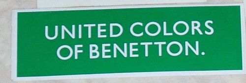 Autocollant United Color Of Benetton