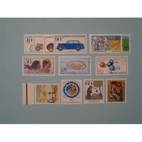 Allemagne (R.F.A) 1982 - Neuf - Lot De 13 Timbres