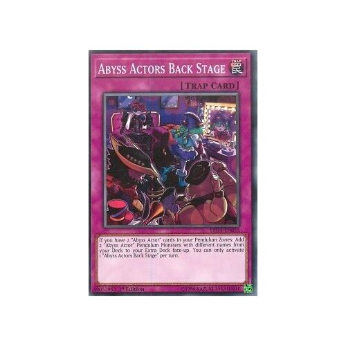 Yugioh! Acteur Des Abysses En Coulisses (Led3-Fr055)