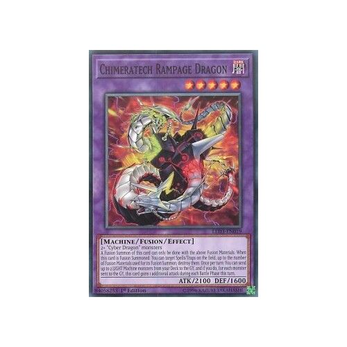 Yugioh! Dragon Du Carnage Chimeratech (Led3-Fr019)