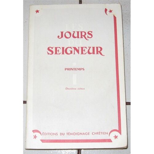 Les Jours Du Seigneur Printemps