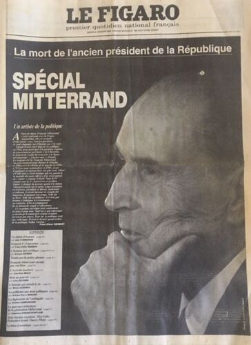 Le Figaro Spécial Mort De Mitterrand 5852