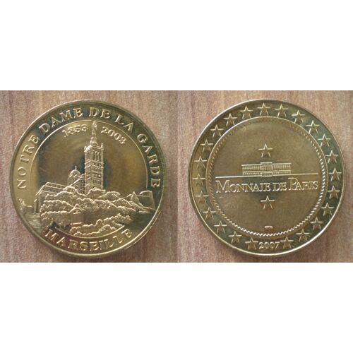 Marseille Notre Dame De La Garde 2007 Medaille Monnaie De Paris