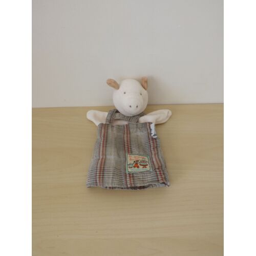 Doudou Marionnette Cochon La Grande Famille Moulin Roty