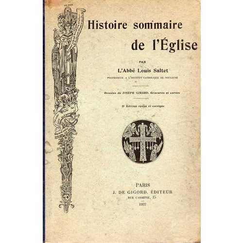 Histoire Sommaire De L'eglise Dessins De Joseph Girard