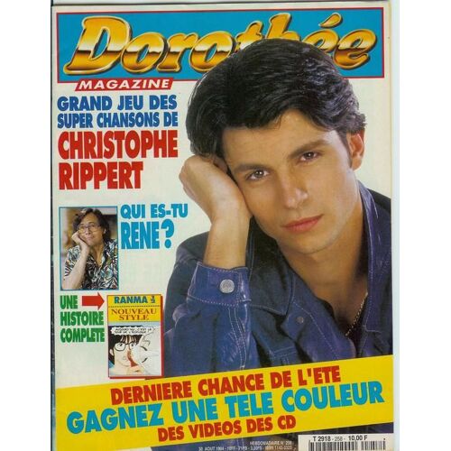 Dorothee Magazine  N° 258 : Grand Jeu Des Super Chansons De Christophe Rippert