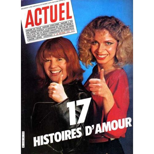 Actuel N° 28 : 17 Histoires D'amour