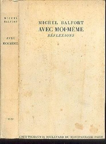 Avec Moi-Même : Réflexions.