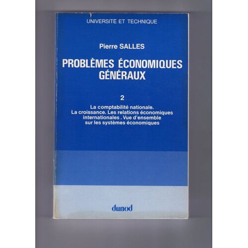 Problèmes Économiques Généraux - N° 2