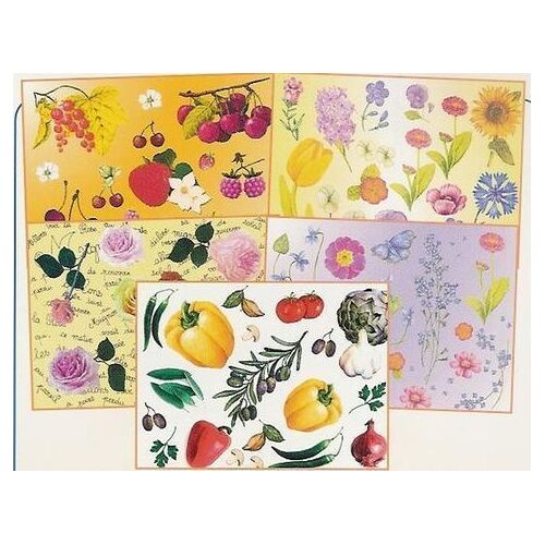 Feuille De Soie Fleurs, Fruits Et Légumes À Découper