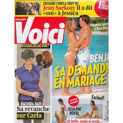 Voici  N° 1088 : Benji : Sa Demande En Mariage