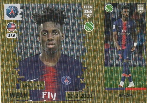 N° 464 - Stickers Image Panini Vignette - Foot Fifa 365 2019