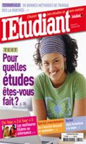 L'étudiant  N° 311 : Pour Quelles Études Êtes-Vous Fait?
