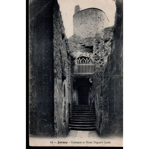 Carte Postale De Jersey : Entrée Du Château De Mont Orgueil (Réf.94)