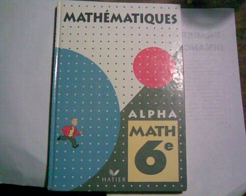 Mathématiques, 6e