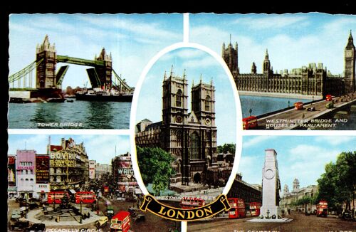 Carte Postale De Londres (Grande-Bretagne) 5 Vues