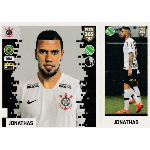 N° 335 - Stickers Image Panini Vignette - Foot Fifa 365 2019 - Jonathas