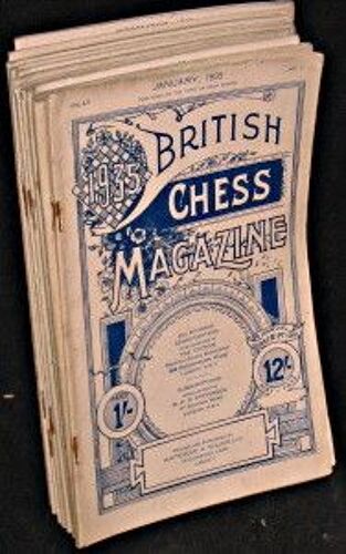 British Chess Magazine Volume Lv