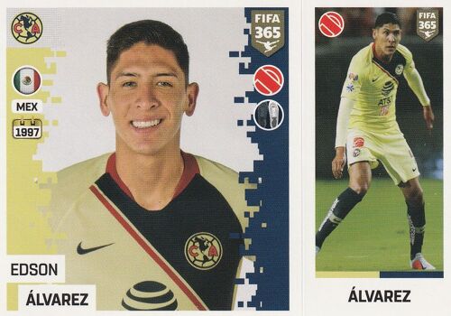 N° 370 - Stickers Image Panini Vignette - Foot Fifa 365 2019 - Alvarez