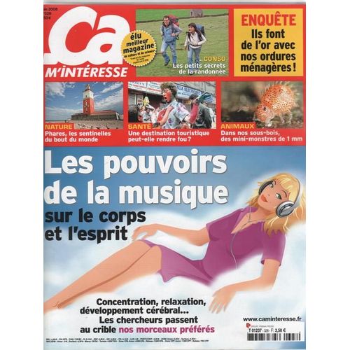 Ca  M 'interesse  N° 328 : Les Pouvoirs De La Musique