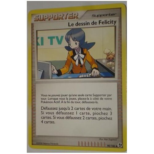 Pokemon - Le Dessin De Felicity ( Supporter ) Duels Au Sommet - 98/106 Fr