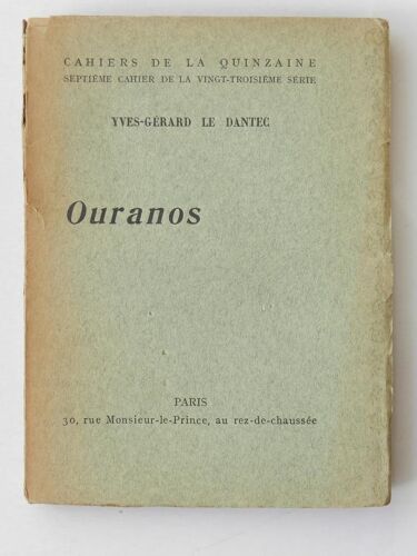 Ouranos (Cahiers De La Quinzaine)