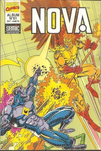 Album Relié Nova  N° 61 : Nova N° 197 + Nova N° 198 ( Avec Son Poster "3 Volets" Encore Attaché À L"Intérieur De La Revue !! ) + Nova N° 199