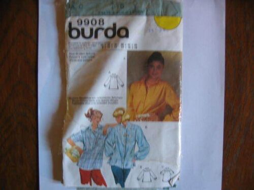 Patron Cuture  Burda  N° 9908 : Blouse   Patron 3 Taille  34 -A 38