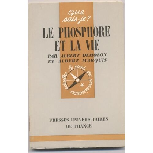 Le Phosphore Et La Vie