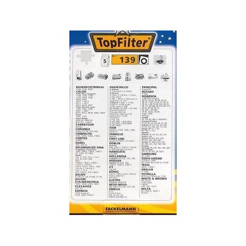 Rowenta Top Filter N°139 - Sacs aspirateur