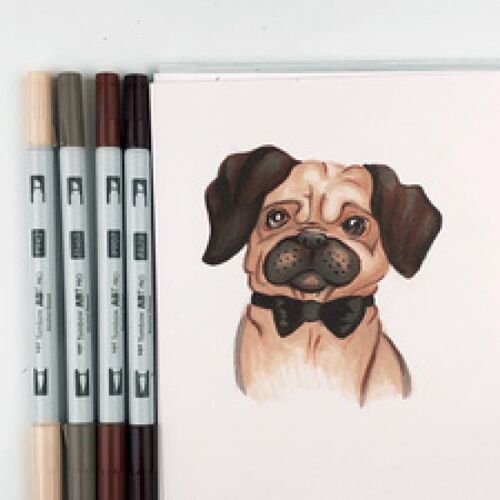 Tombow Tombow Marker Abt Pro Starter Set, Qr-Code Zu Videotutorial