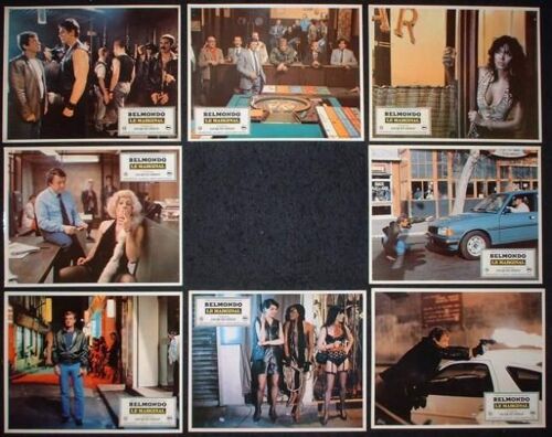 Jean Paul Belmondo * Le Marginal * Jacques Deray - Film 1983 - 8 Photos D'exploitation Originales De Cin?ma - Chaque Petite Affiche 23x29 Cm * Jean Paul Belmondo * Dialogue Michel Audiard