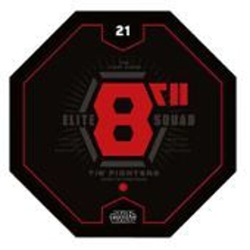 Jeton Carte Cosmic Shell E. Leclerc 21 Elite 8 Squad Star Wars Le Réveil De La Force Defi Action 2016