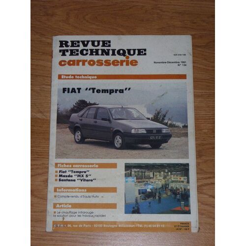 Revue Technique Carrosserie  N° 134 : Fiat Tempra