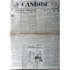 Candide N° 598 Du 29/08/1935