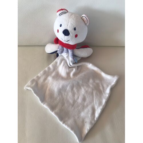 Doudou Peluche Ours Et Son Mouchoir Sucre D'orge