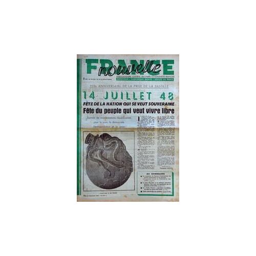 France Nouvelle N° 134 Du 10/07/1948