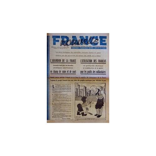 France Nouvelle N° 148 Du 16/10/1948