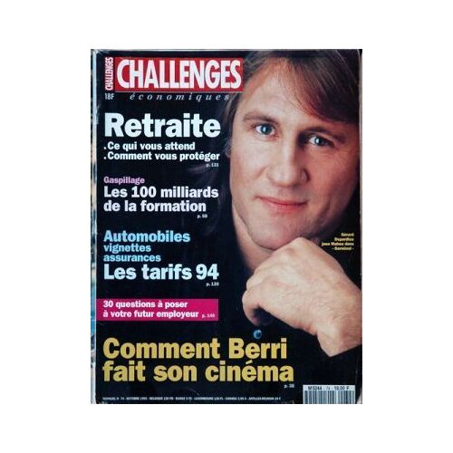 Challenges Economiques N° 74 Du 01/10/1993
