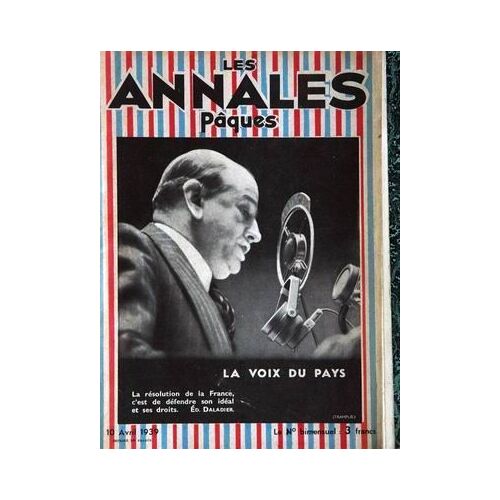 Annales (Les) Du 10/04/1939