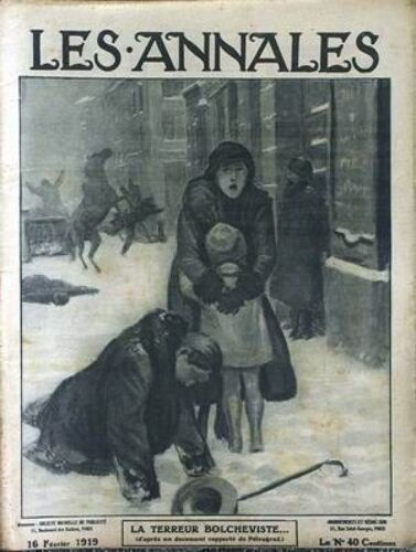 Annales (Les) N° 1860 Du 16/02/1919