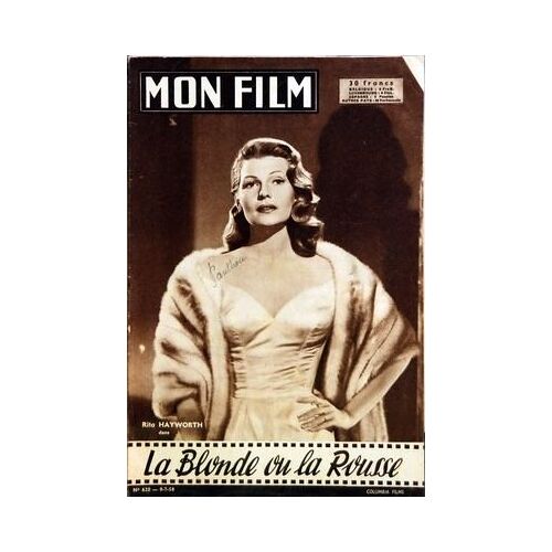 Mon Film N° 620 Du 09/07/1958