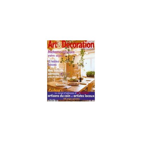 Art Et Decoration N° 372 Du 01/01/2000